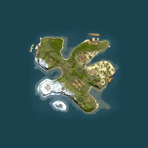 Rust map seed 2108960960, 2000x2000m top-down preview