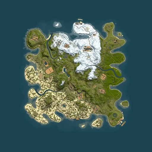 Rust map seed 1981650810, 4000x4000m top-down preview