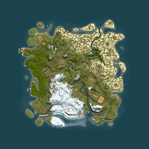 Rust map seed 2131549933, 4500x4500m top-down preview
