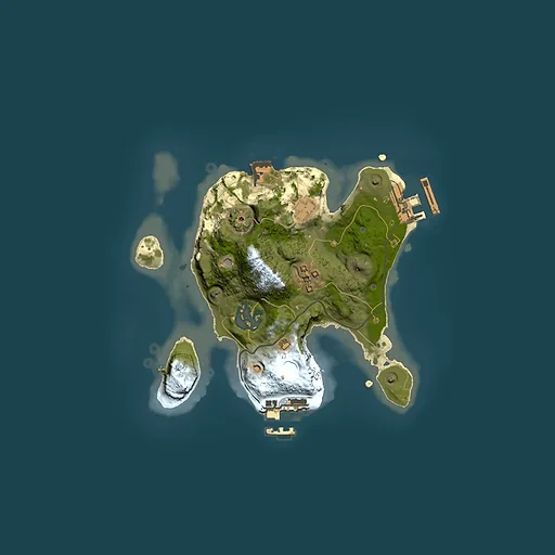 Rust map seed 607957814, 2000x2000m top-down preview