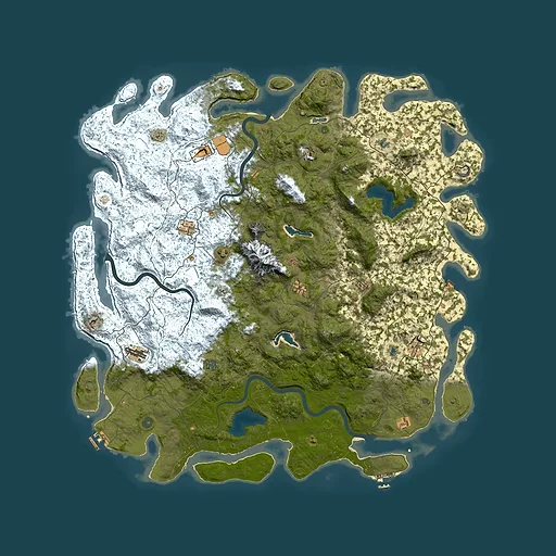 Rust map seed 647829476, 6000x6000m top-down preview
