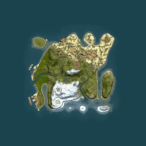 Rust map seed 1248256799, 2500x2500m top-down preview