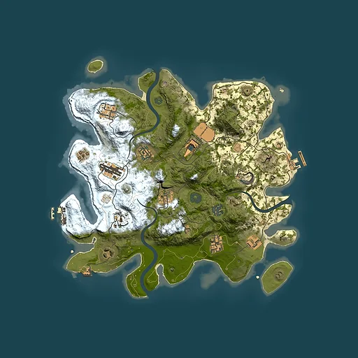 Rust map seed 181554953, 3500x3500m top-down preview