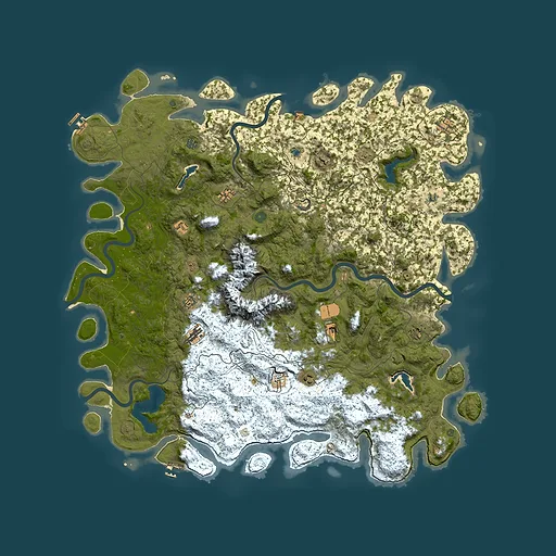 Rust map seed 94936897, 6000x6000m top-down preview