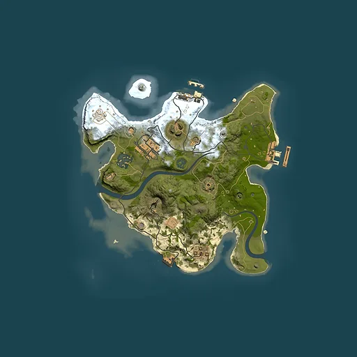 Rust map seed 899624068, 2500x2500m top-down preview