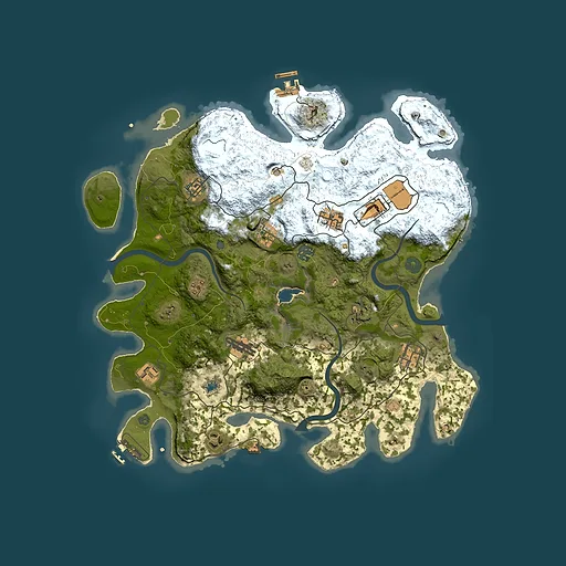 Rust map seed 568131602, 4000x4000m top-down preview