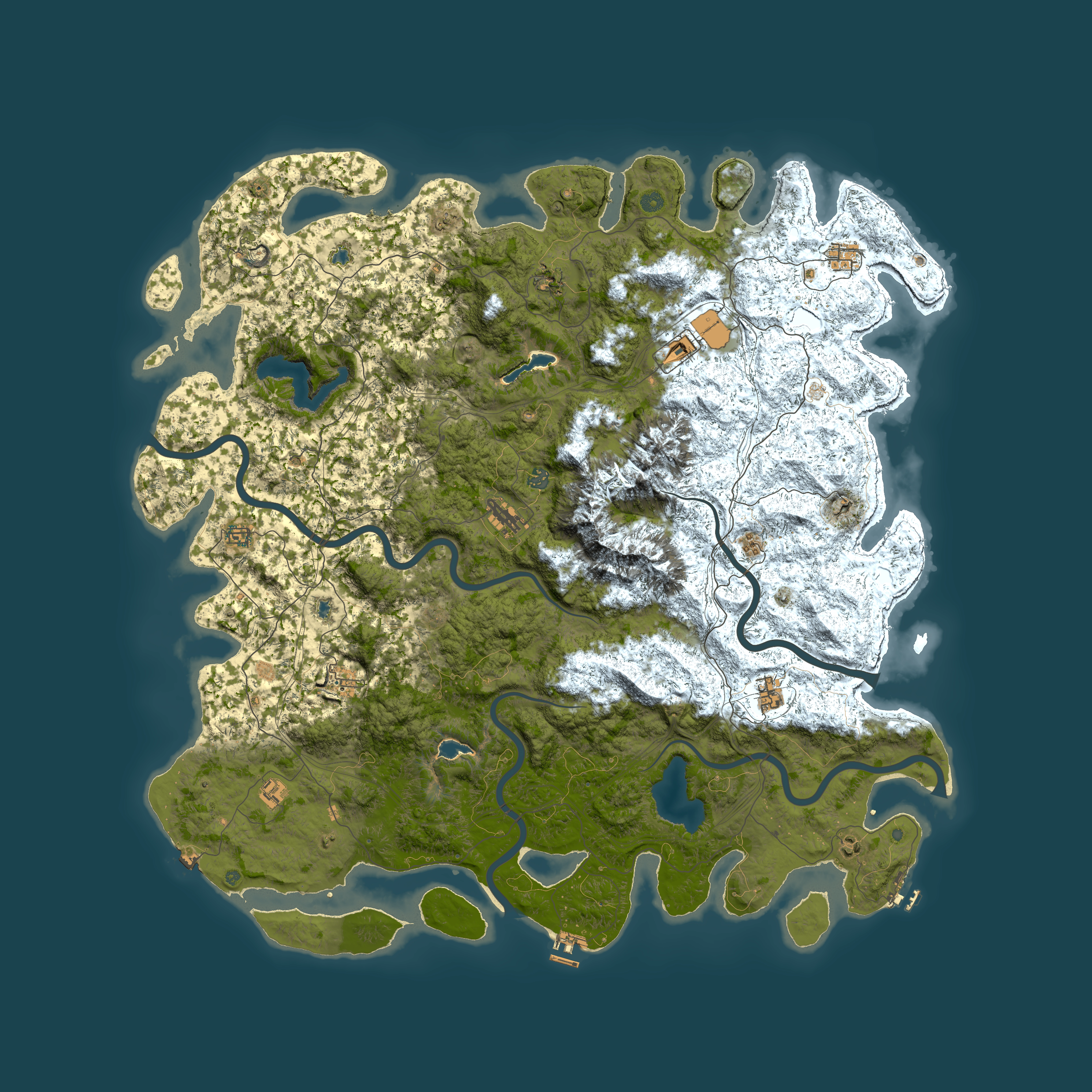 Full top-down render of Rust map seed 940631274, 6000x6000m
