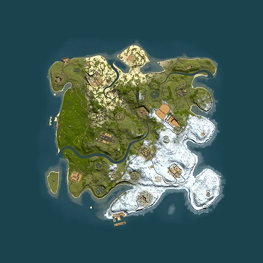 Rust map seed 1501763229, 3500x3500m top-down preview