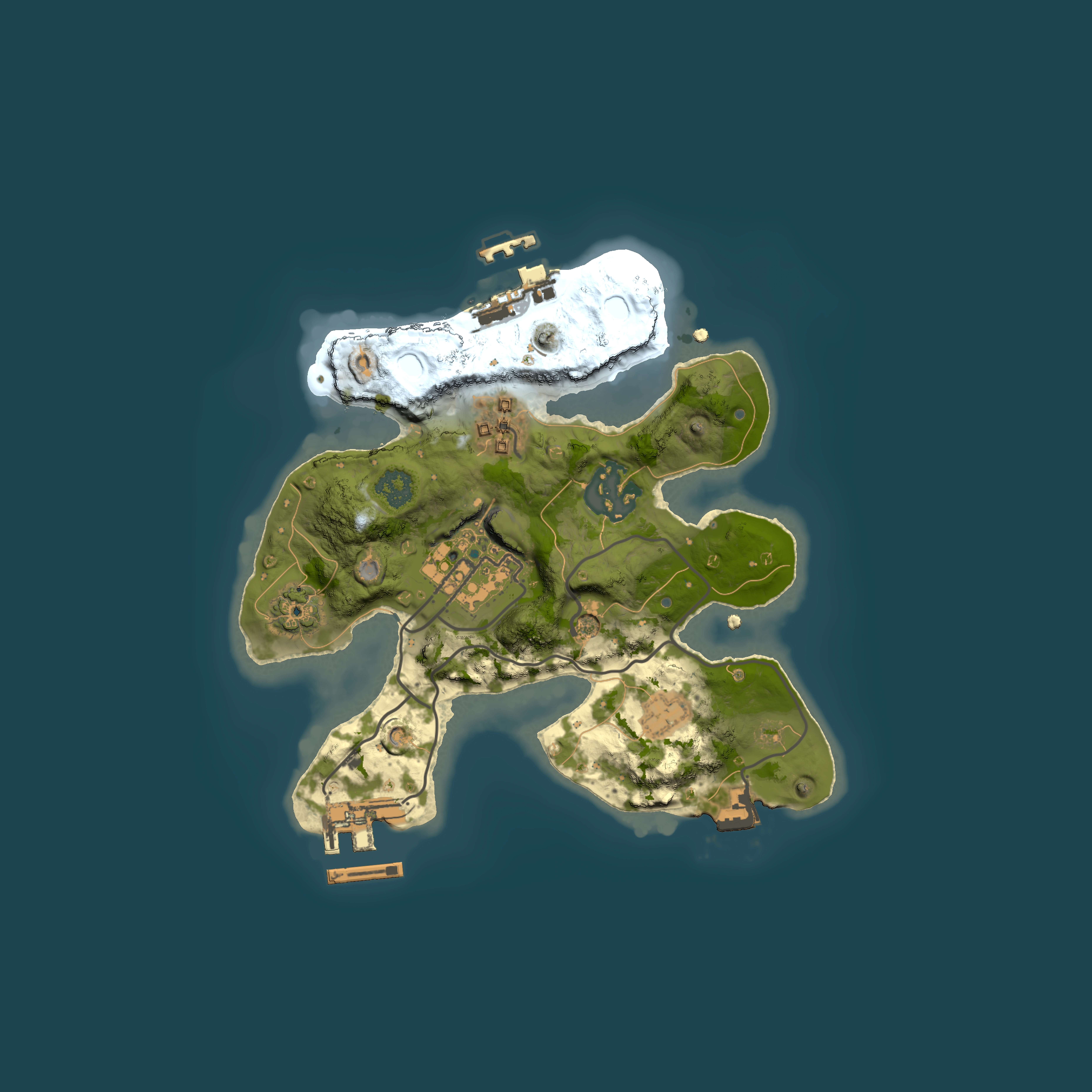 Full top-down render of Rust map seed 559445214, 2000x2000m