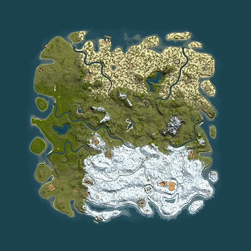Rust map seed 2084157016, 6000x6000m top-down preview