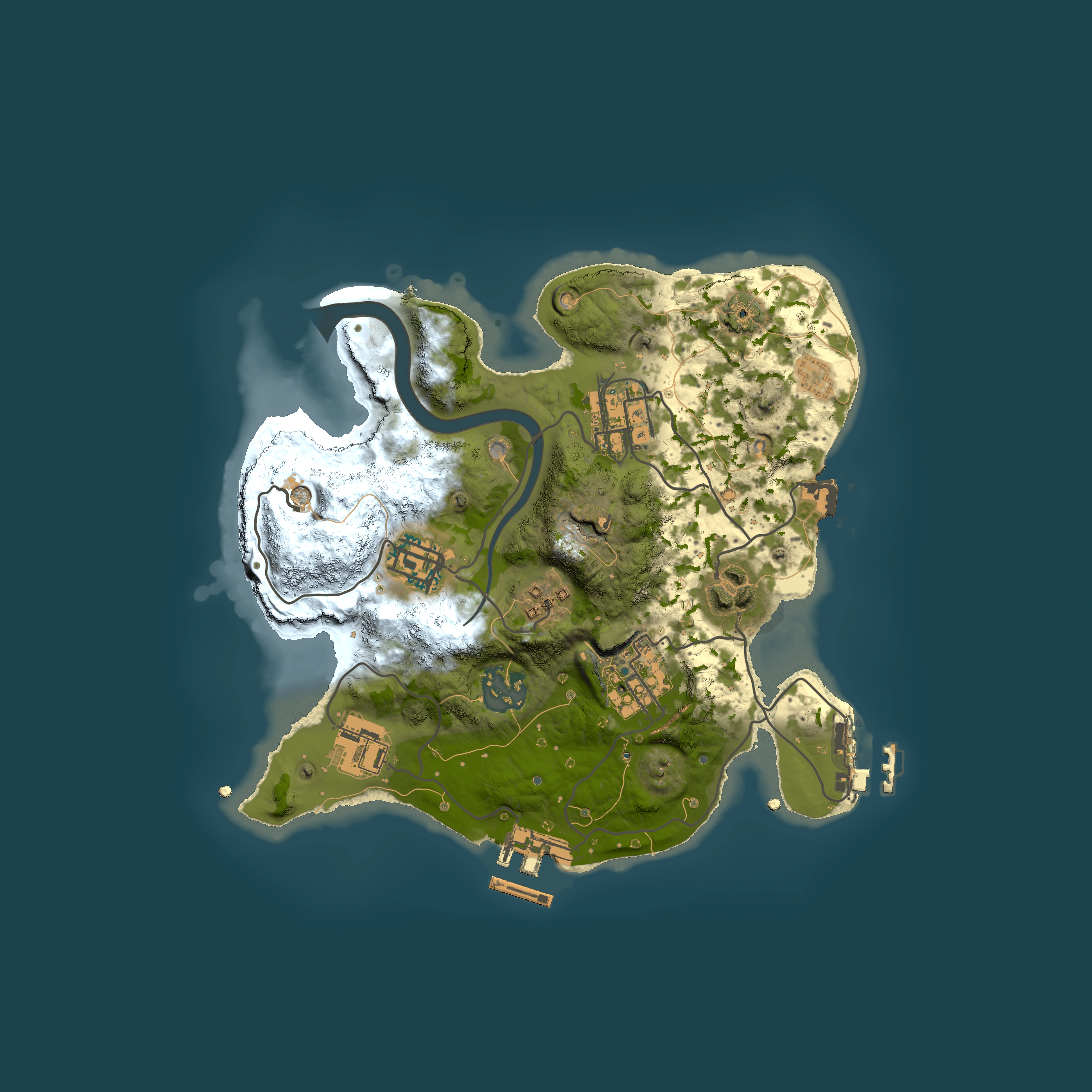 Full top-down render of Rust map seed 805838754, 2500x2500m