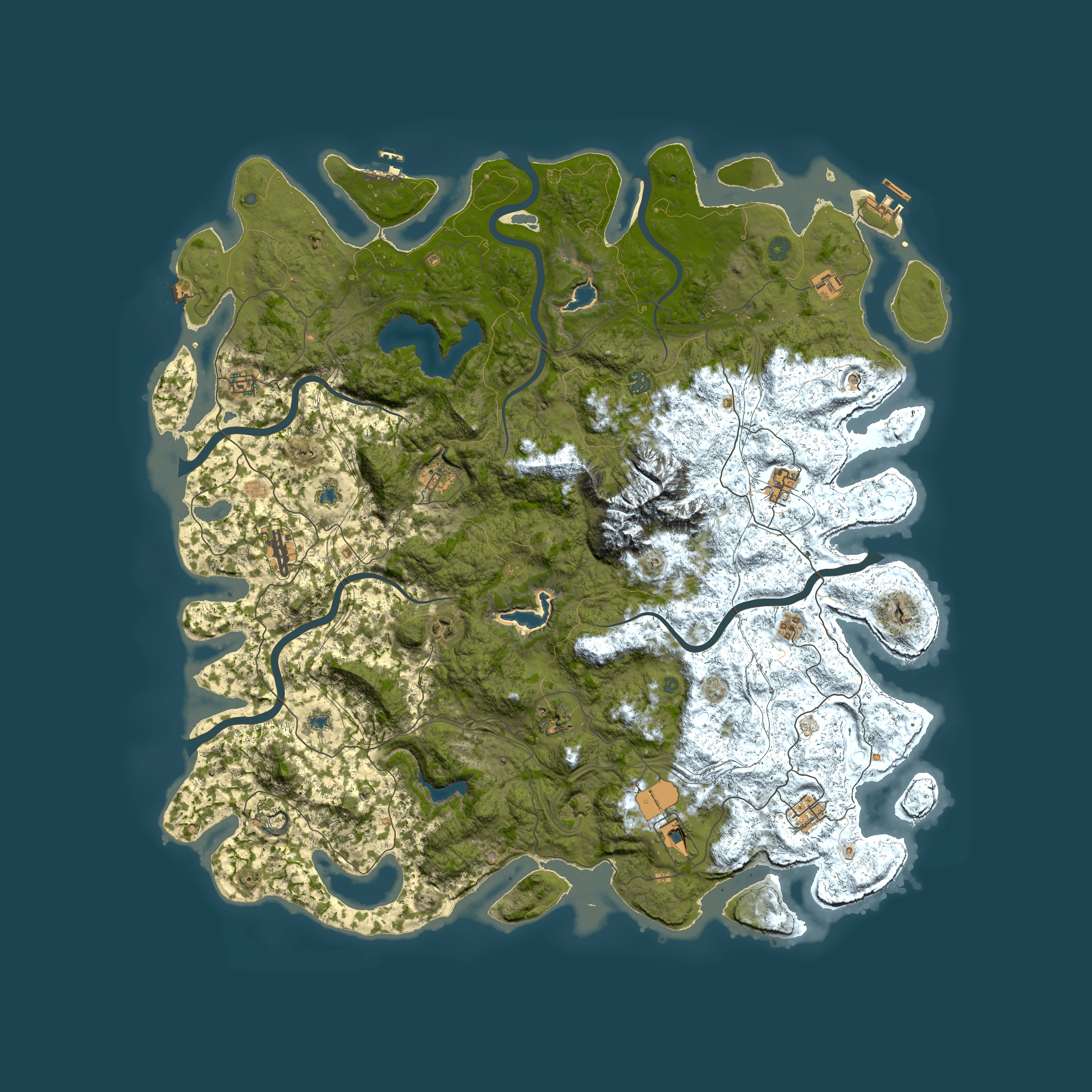 Full top-down render of Rust map seed 1068473997, 5500x5500m