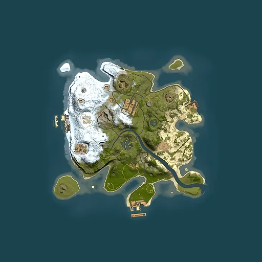 Rust map seed 143145122, 2500x2500m top-down preview