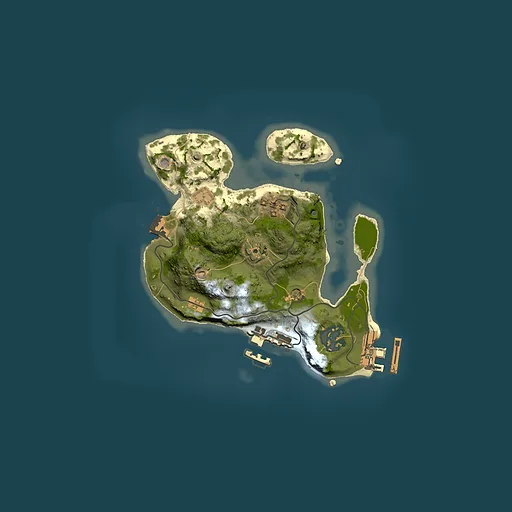 Rust map seed 854617720, 2000x2000m top-down preview