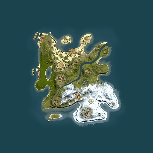 Rust map seed 212316870, 2500x2500m top-down preview