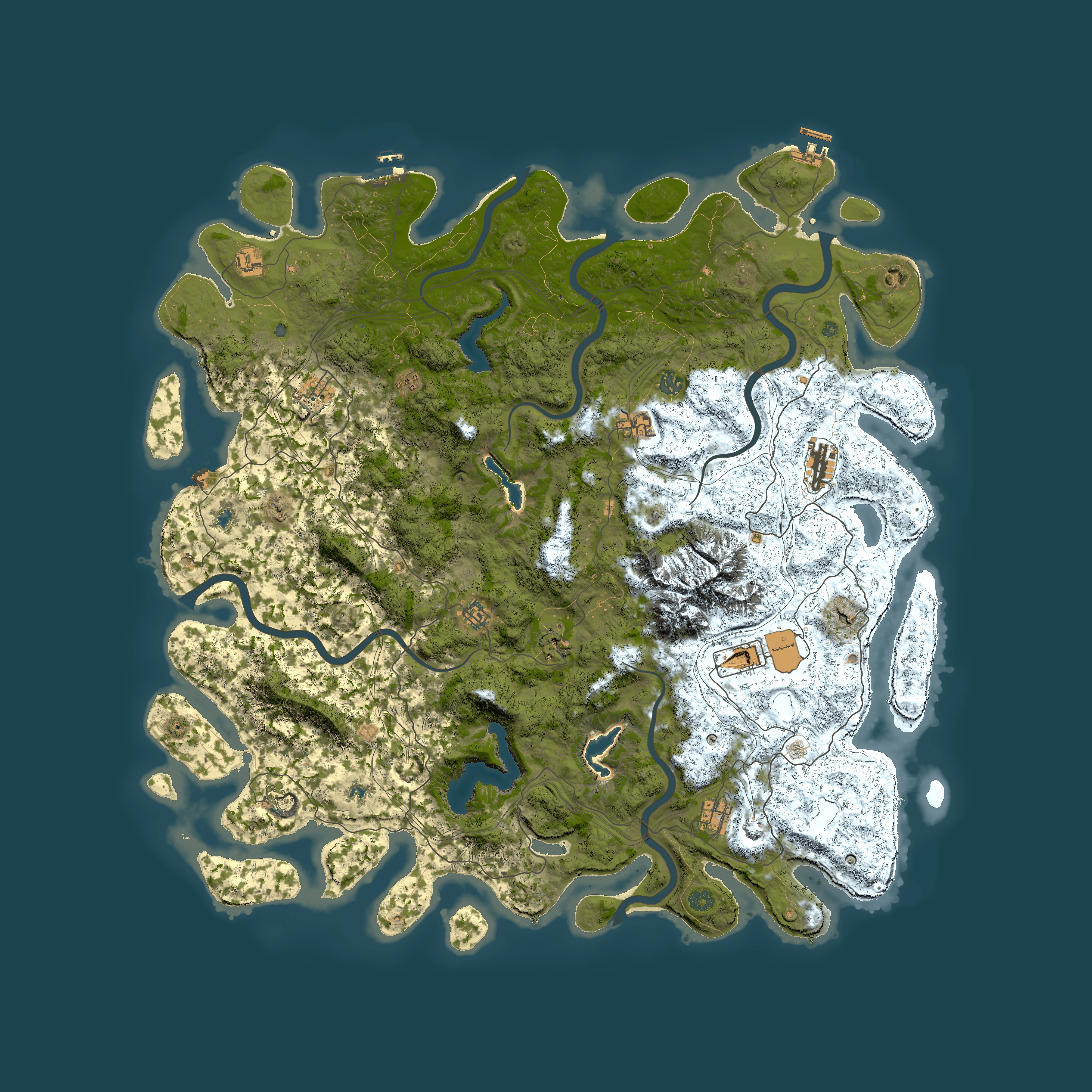 Full top-down render of Rust map seed 1650674081, 5500x5500m