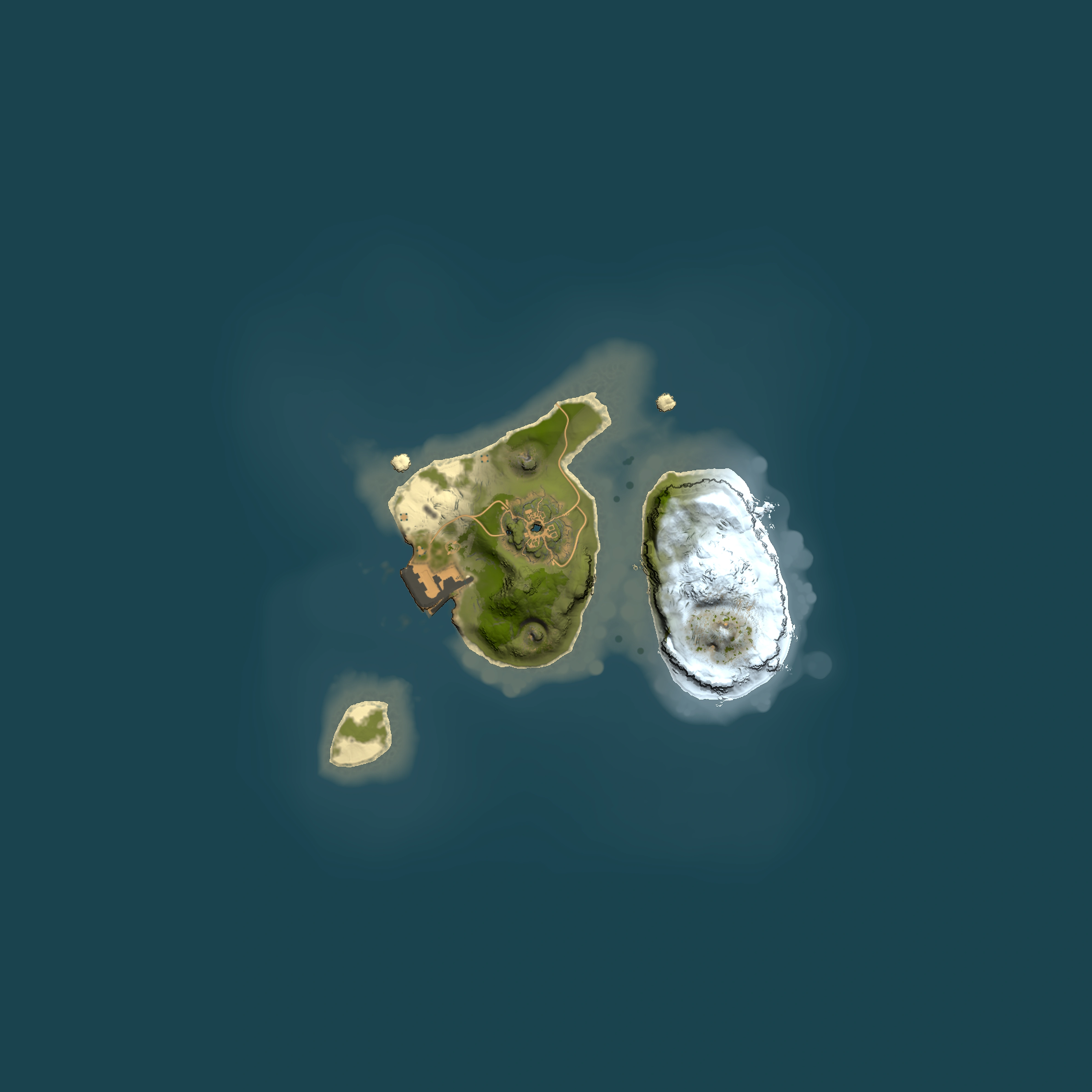 Full top-down render of Rust map seed 1758615028, 1500x1500m