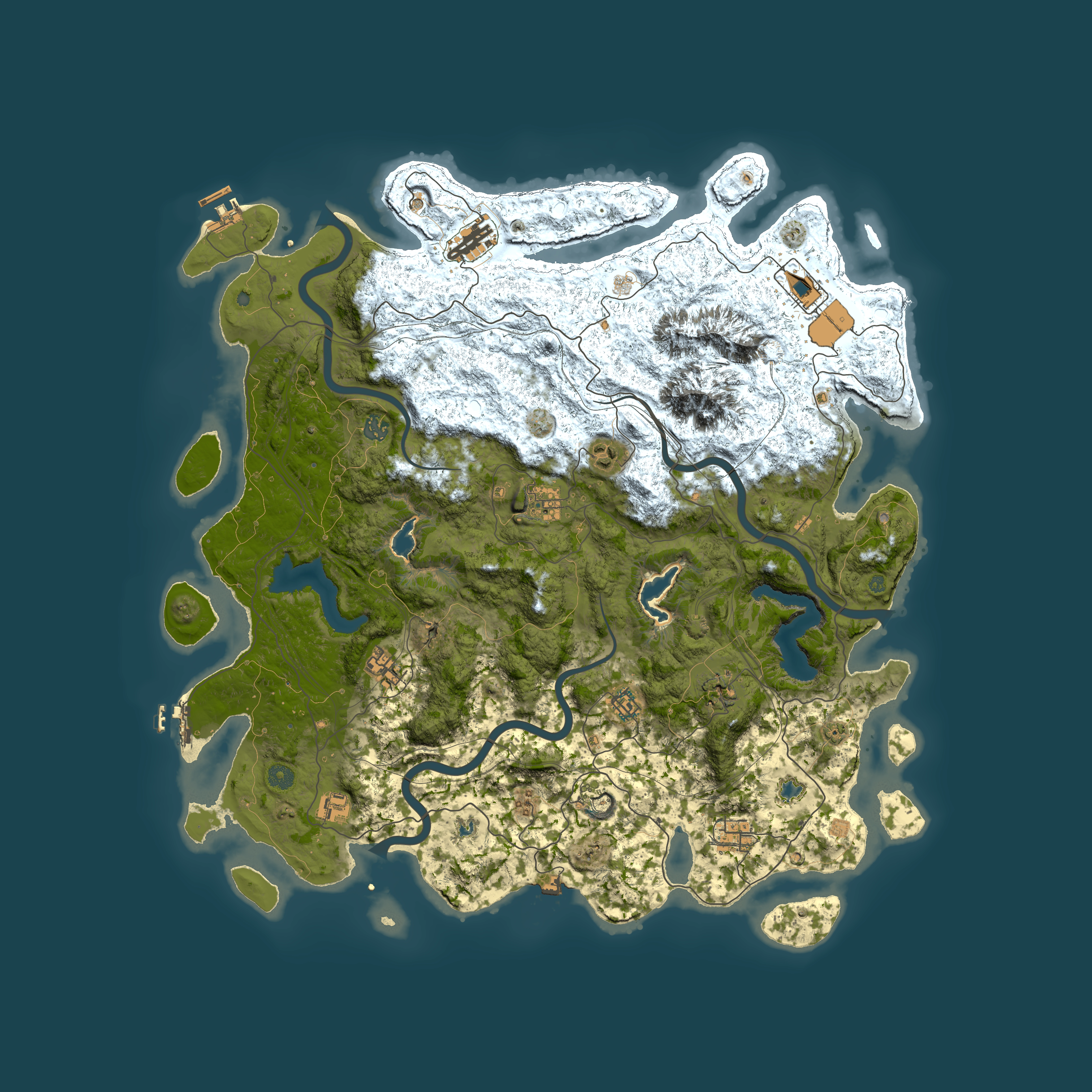 Full top-down render of Rust map seed 1787002052, 5000x5000m