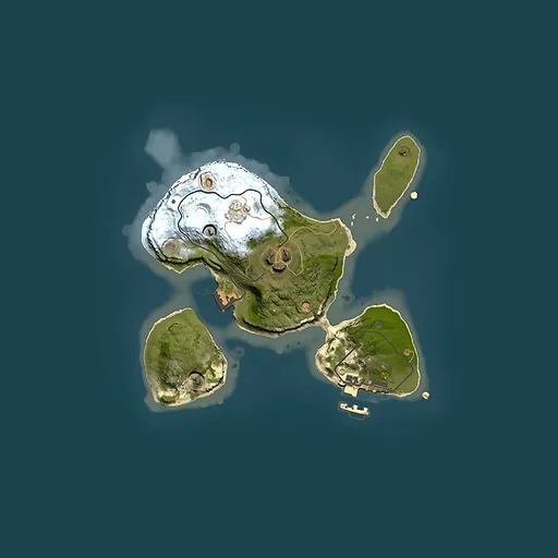 Rust map seed 439189505, 2000x2000m top-down preview