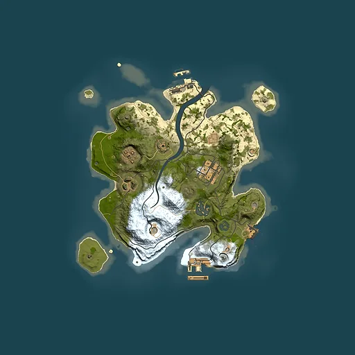 Rust map seed 1636787044, 2500x2500m top-down preview