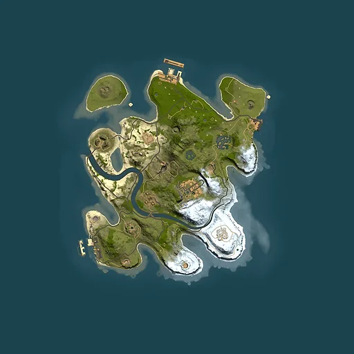 Rust map seed 337489373, 2500x2500m top-down preview