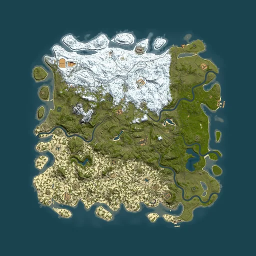 Rust map seed 1704442696, 6000x6000m top-down preview