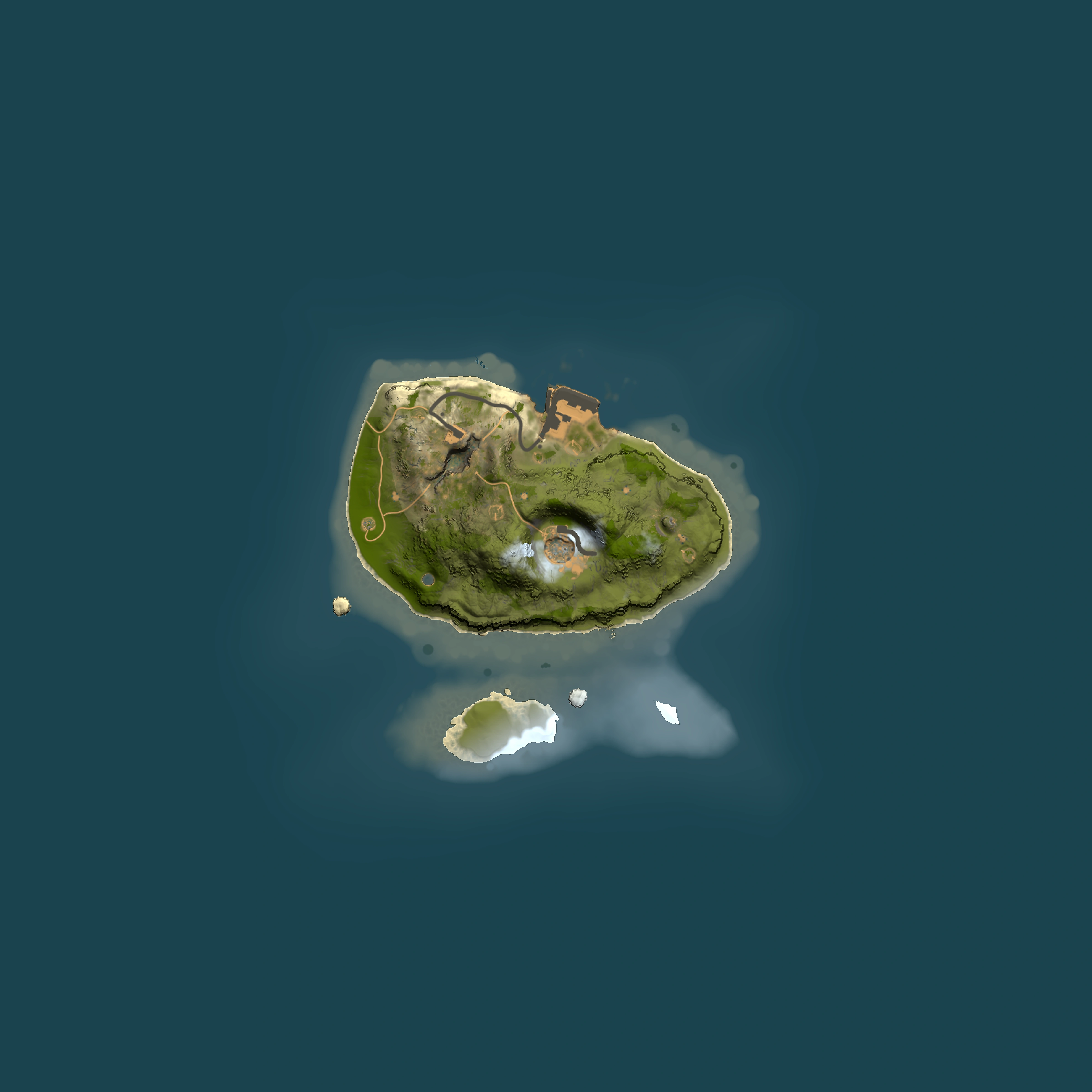 Full top-down render of Rust map seed 10394506, 1500x1500m