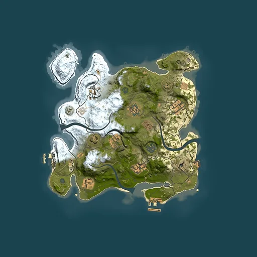 Rust map seed 1966368987, 3000x3000m top-down preview