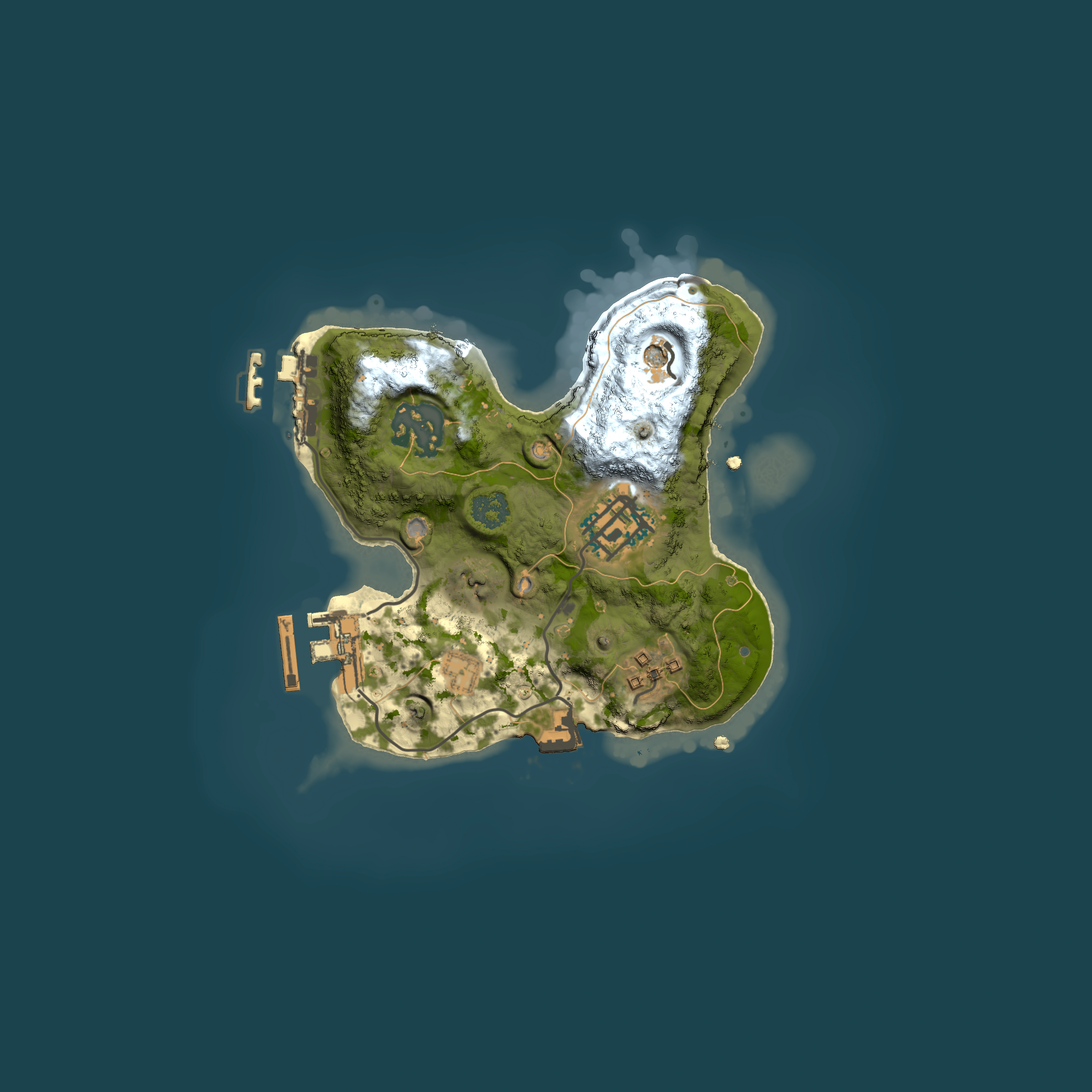 Full top-down render of Rust map seed 246253065, 2000x2000m