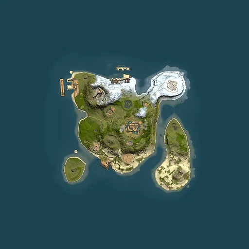 Rust map seed 280573656, 2000x2000m top-down preview