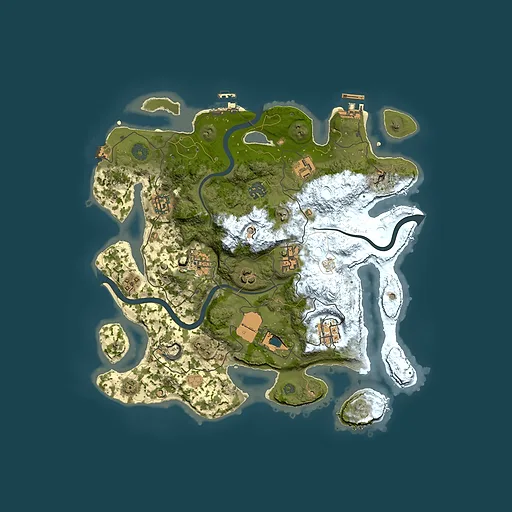 Rust map seed 1747608715, 3500x3500m top-down preview