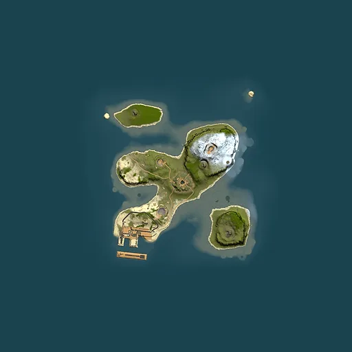 Rust map seed 420849314, 1500x1500m top-down preview