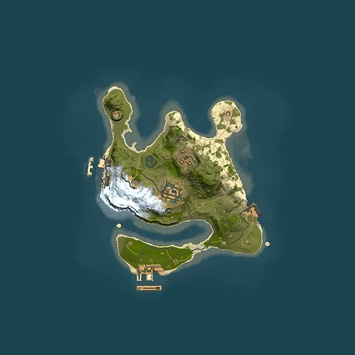 Rust map seed 2129325863, 2000x2000m top-down preview
