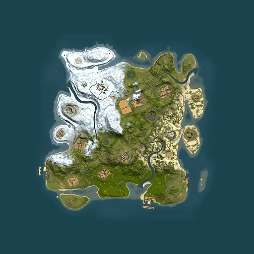 Rust map seed 914376635, 3500x3500m top-down preview