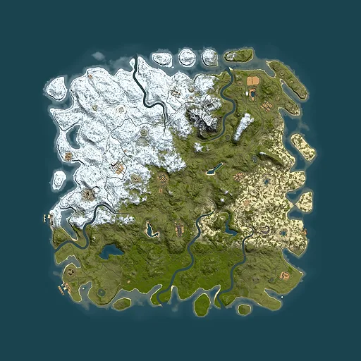 Rust map seed 1056510630, 6000x6000m top-down preview