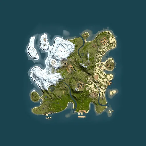 Rust map seed 1192662531, 3000x3000m top-down preview