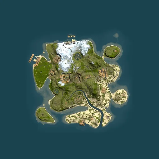 Rust map seed 1380216131, 2500x2500m top-down preview