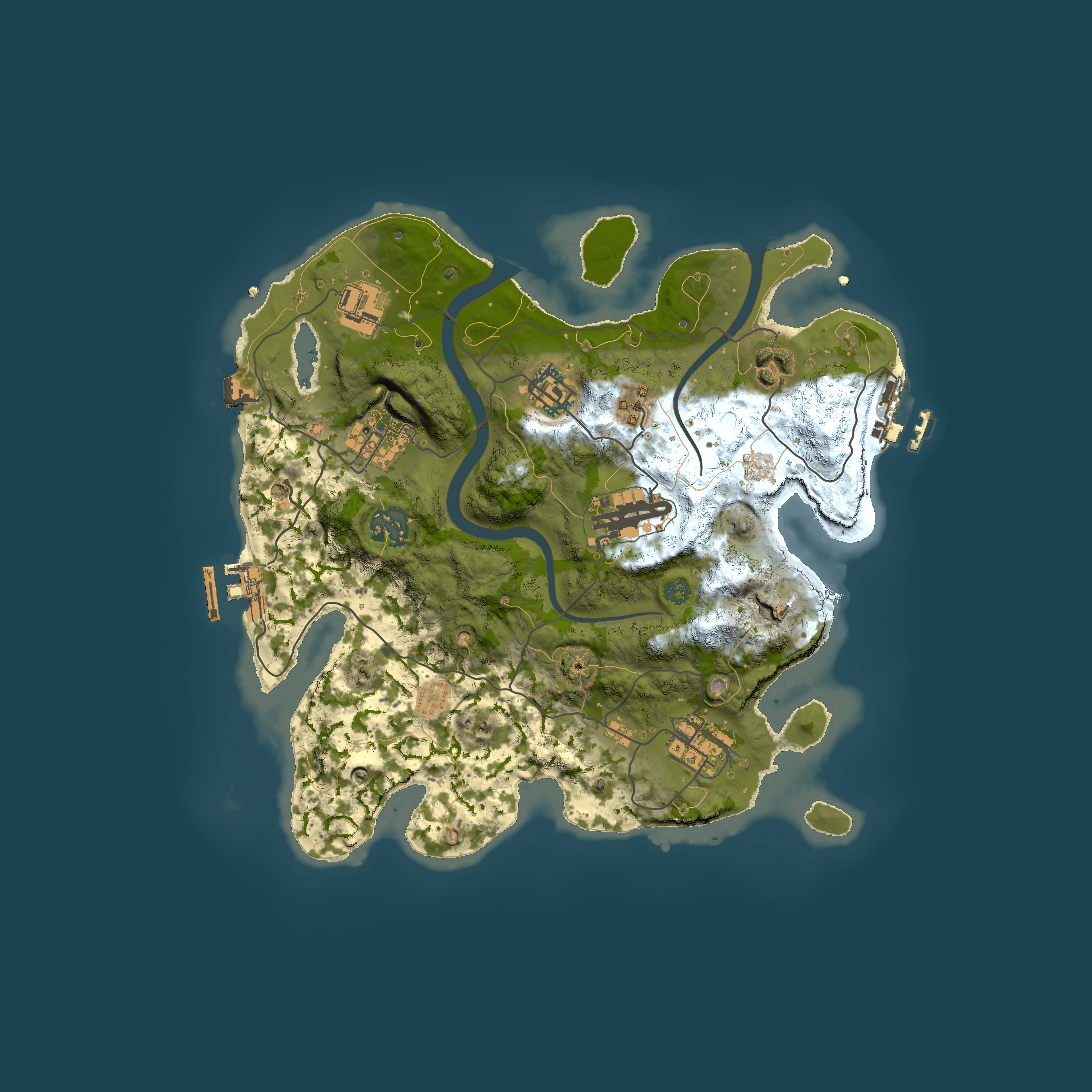 Full top-down render of Rust map seed 1802180498, 3000x3000m