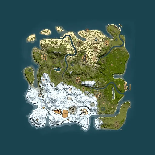 Rust map seed 1355673827, 4000x4000m top-down preview