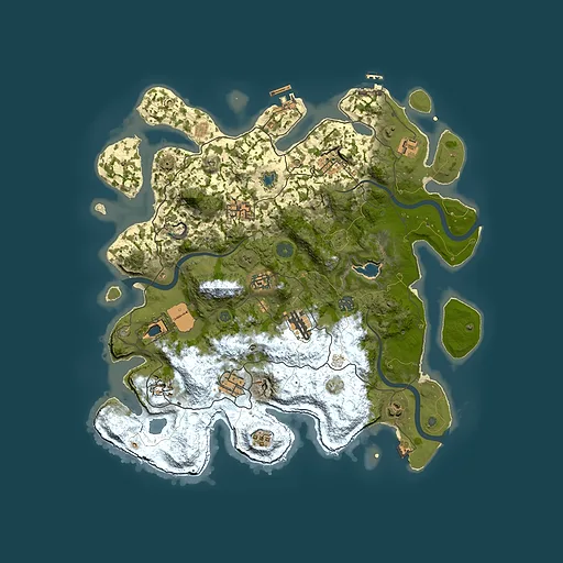 Rust map seed 2081101280, 4000x4000m top-down preview