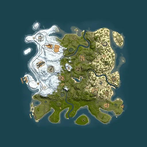 Rust map seed 655475703, 4000x4000m top-down preview