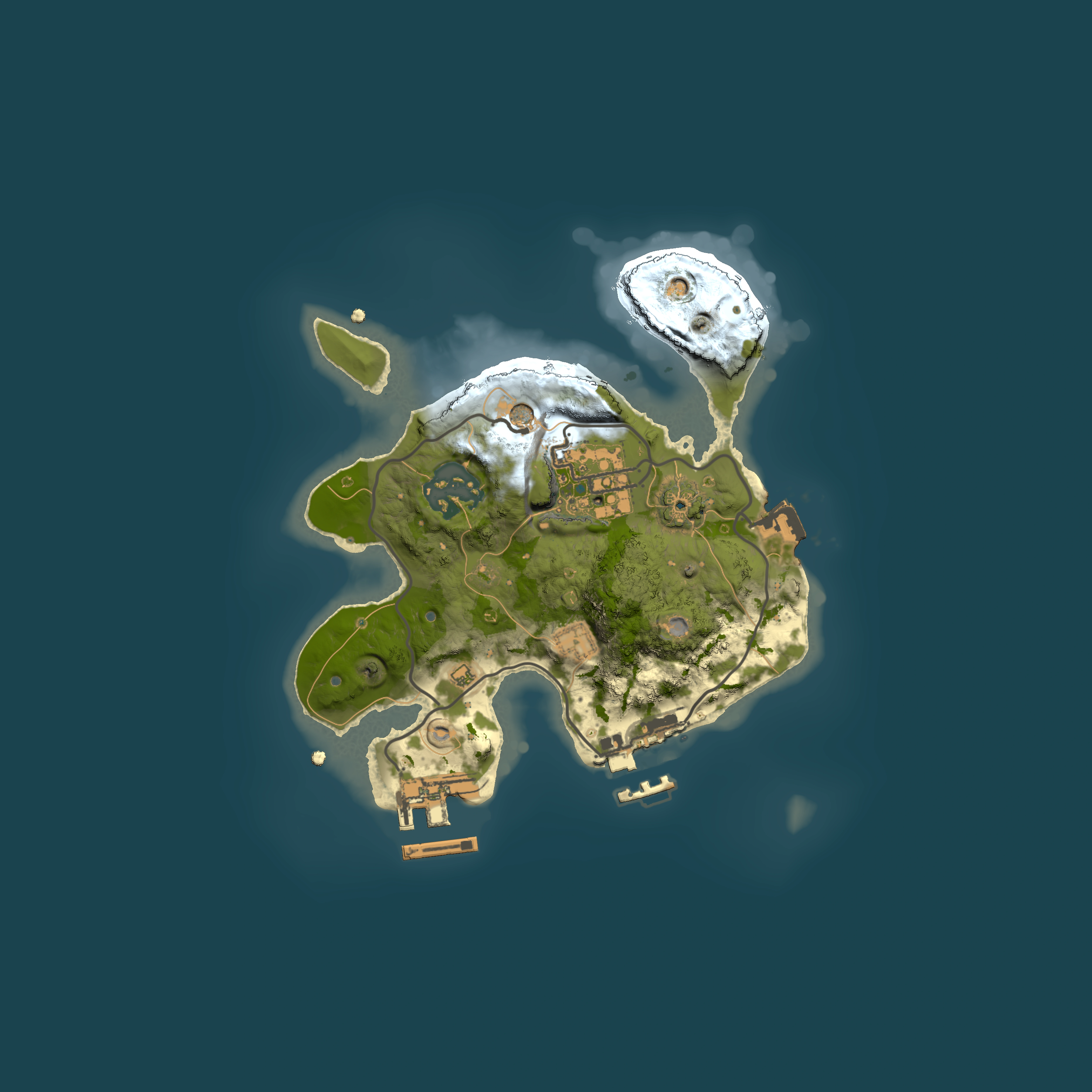 Full top-down render of Rust map seed 2034968273, 2000x2000m