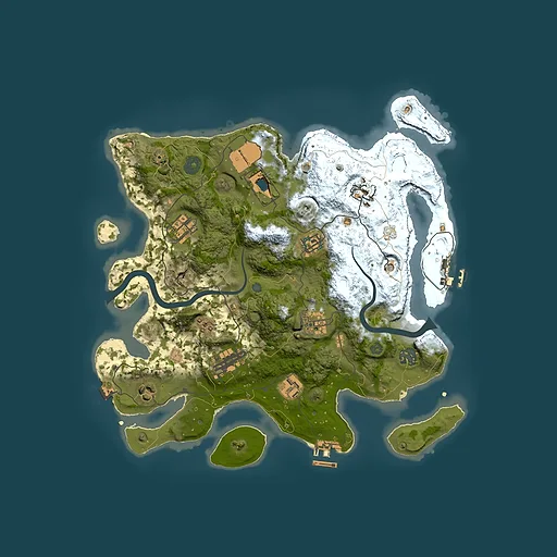 Rust map seed 1641786648, 3500x3500m top-down preview