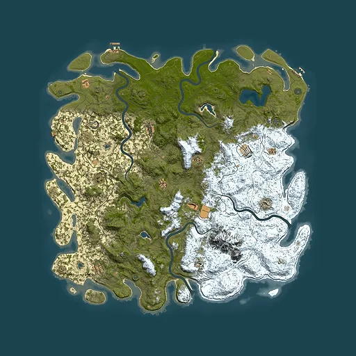 Rust map seed 711770803, 6000x6000m top-down preview