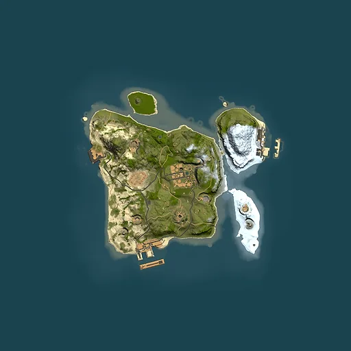 Rust map seed 1884825085, 2000x2000m top-down preview