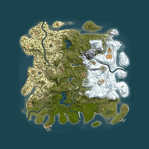 Rust map seed 1677587965, 5000x5000m top-down preview