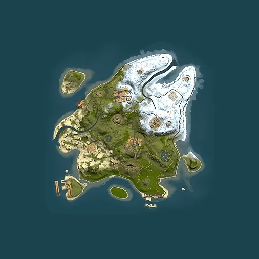 Rust map seed 844172245, 2500x2500m top-down preview