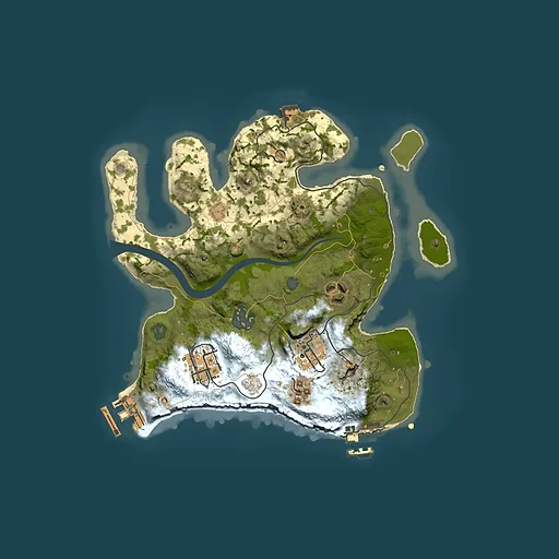Rust map seed 826865743, 2500x2500m top-down preview