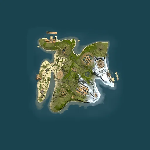 Rust map seed 1302977478, 2000x2000m top-down preview