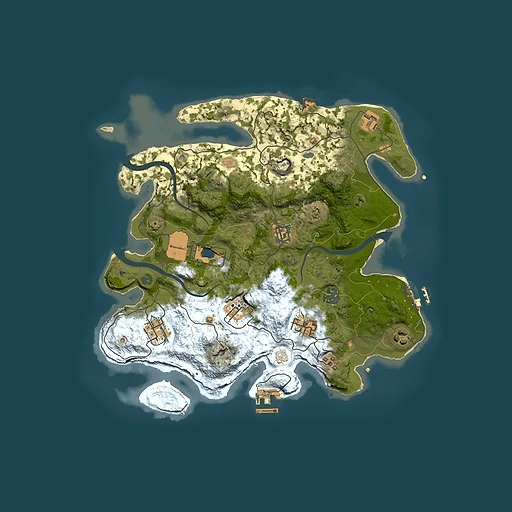 Rust map seed 846156326, 3500x3500m top-down preview